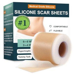 Silicone Scar Sheets and Tape for Surgical Scars