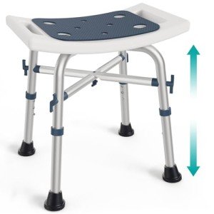 Adjustable Height Shower Chair for Adults