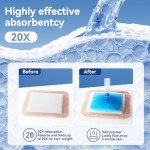 Silicone Super Absorbent Wound Dressing 4"x8