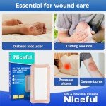 Silicone Super Absorbent Wound Dressing 4"x8