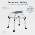 Adjustable Height Shower Chair for Adults