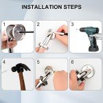 24" Stainless Steel Bathroom Grab Bar in Chrome