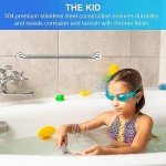 24" Stainless Steel Bathroom Grab Bar in Chrome