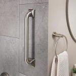 Stainless Steel 12-inch Bathroom Grab Bar
