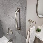 Stainless Steel 12-inch Bathroom Grab Bar