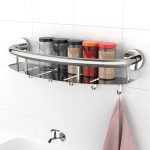 Chrome 18-inch Wall Mounted Safety Grab Bar