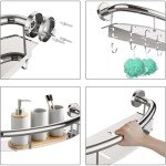 Chrome 18-inch Wall Mounted Safety Grab Bar