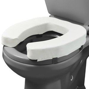 Lunderg Raised Toilet Seat Riser for Seniors