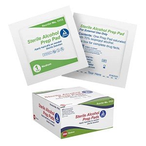 Dynarex 70% Isopropyl Alcohol Prep Pads - 200 Count