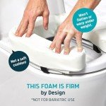 Lunderg Raised Toilet Seat Riser for Seniors