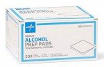 Medline Sterile Alcohol Prep Pads, Medium Size