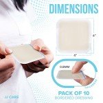 JJ CARE Hydrocolloid Dressing 4x4 - Pack of 10