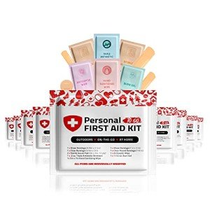 Compact First Aid Kit - 10 Pack Essentials