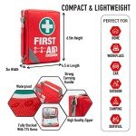 Compact 175-Piece First Aid Kit for Emergencies