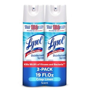 Lysol Antibacterial Disinfectant Spray, Crisp Linen