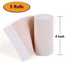 HOSPORA Latex-Free Cotton Elastic Bandage - 4" x 13-15