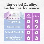 Nurture XL Alcohol-Free Antibacterial Wipes - 100 Count