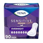 TENA Women's Incontinence Pads, Overnight Absorbency, 90 Count