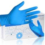 PEIPU Large Nitrile Exam Gloves, 100 Pack