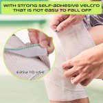 5 Rolls Large Elastic Bandage Wraps - 6 Inch