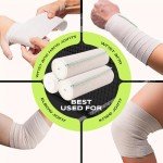 5 Rolls Large Elastic Bandage Wraps - 6 Inch