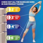 Premium 4” Elastic Compression Bandage Wrap (2pk)