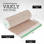 Self-Closure Elastic Bandage Wraps - Pack of 10