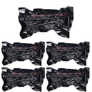 Rehcull 6" Israeli Hemostatic Compression Bandages, 5 Pack