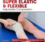 HEALQU Elastic Compression Bandage Wrap - Box of 4