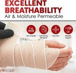 HEALQU Elastic Compression Bandage Wrap - Box of 4