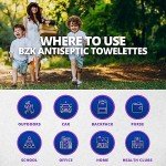 Individual Benzalkonium Chloride Hand Wipes Pack