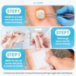 JJ CARE Clear Surgical Tape - 12 Rolls