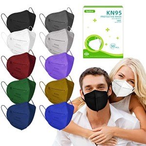 Spellow KN95 Disposable Face Masks - 50 Pack
