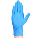 TitanFlex Heavy-Duty Blue Nitrile Gloves, Large – 100 Pack