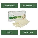 McKesson Confiderm PC Latex Exam Gloves, XL 100 Count