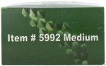 Medium Powder-Free Latex Medical Gloves - Emerald