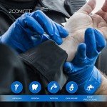 Blue Latex Medical Gloves, XL, Powder Free, 50 Count