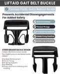 LiftAid Gait Belt with Plastic Buckle - 60