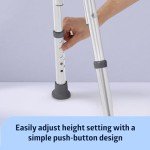 Adjustable Bath Transfer Bench for Seniors, Gray