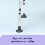 Adjustable Bath Transfer Bench for Seniors, Gray