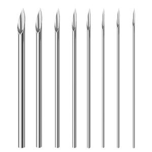 Mixed Stainless Steel Piercing Needles - 40PCS