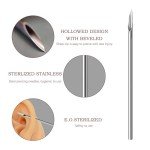 Mixed Stainless Steel Piercing Needles - 40PCS