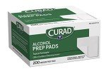 Curad Medium Alcohol Disinfectant Prep Pads, 200 Count