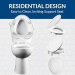 Bemis 3" Raised Toilet Seat for Seniors