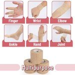 Self-Adhesive Skin-Colored Bandage Wrap - 6 Pack