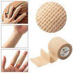Self-Adhesive Skin-Colored Bandage Wrap - 6 Pack
