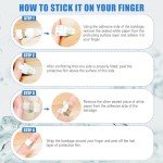 Dodanros Waterproof Clear Adhesive Bandages - 100 Count