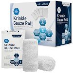 Sterile Krinkle Gauze Rolls - Highly Absorbent
