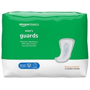 Men's Incontinence Guards, Maximum Absorbency, 52 Count