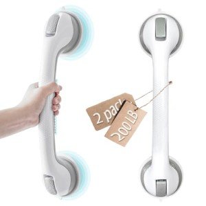 2-Pack Suction Cup Grab Bars for Showers